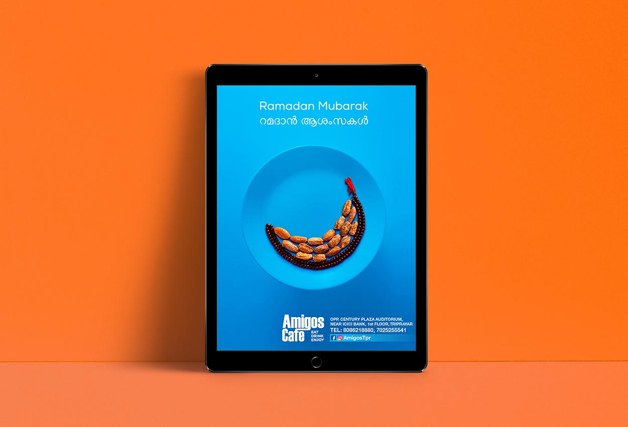Social media design in Dubai for restaurant