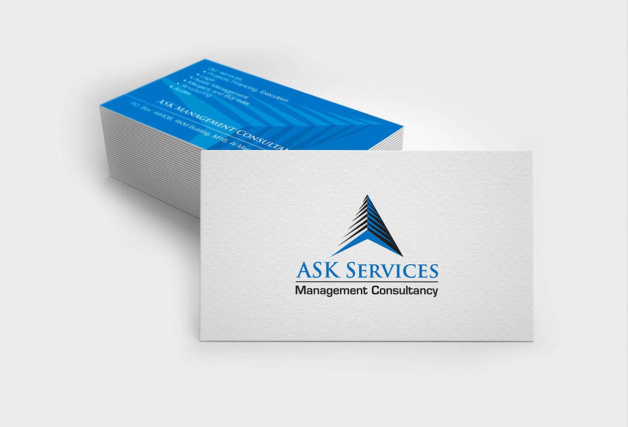 Management Consultancy business cards
