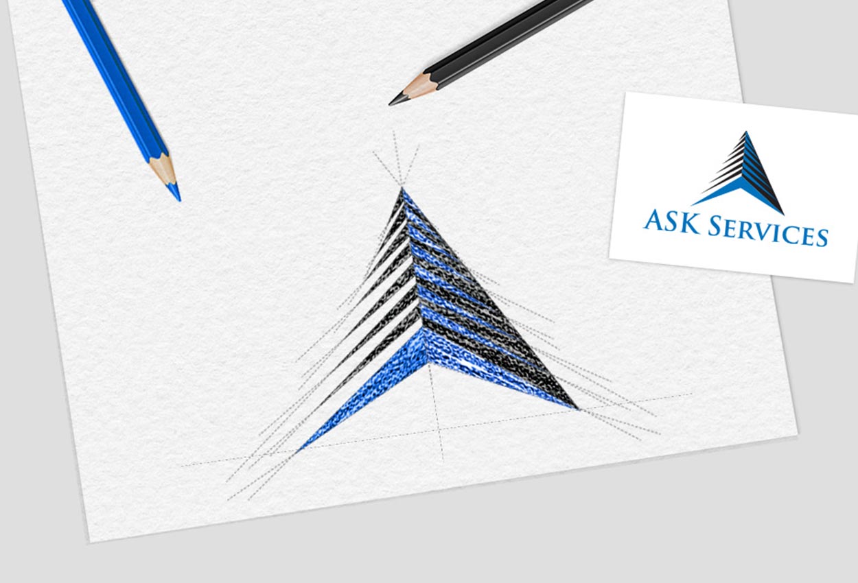 logo Design of ask service Management Service