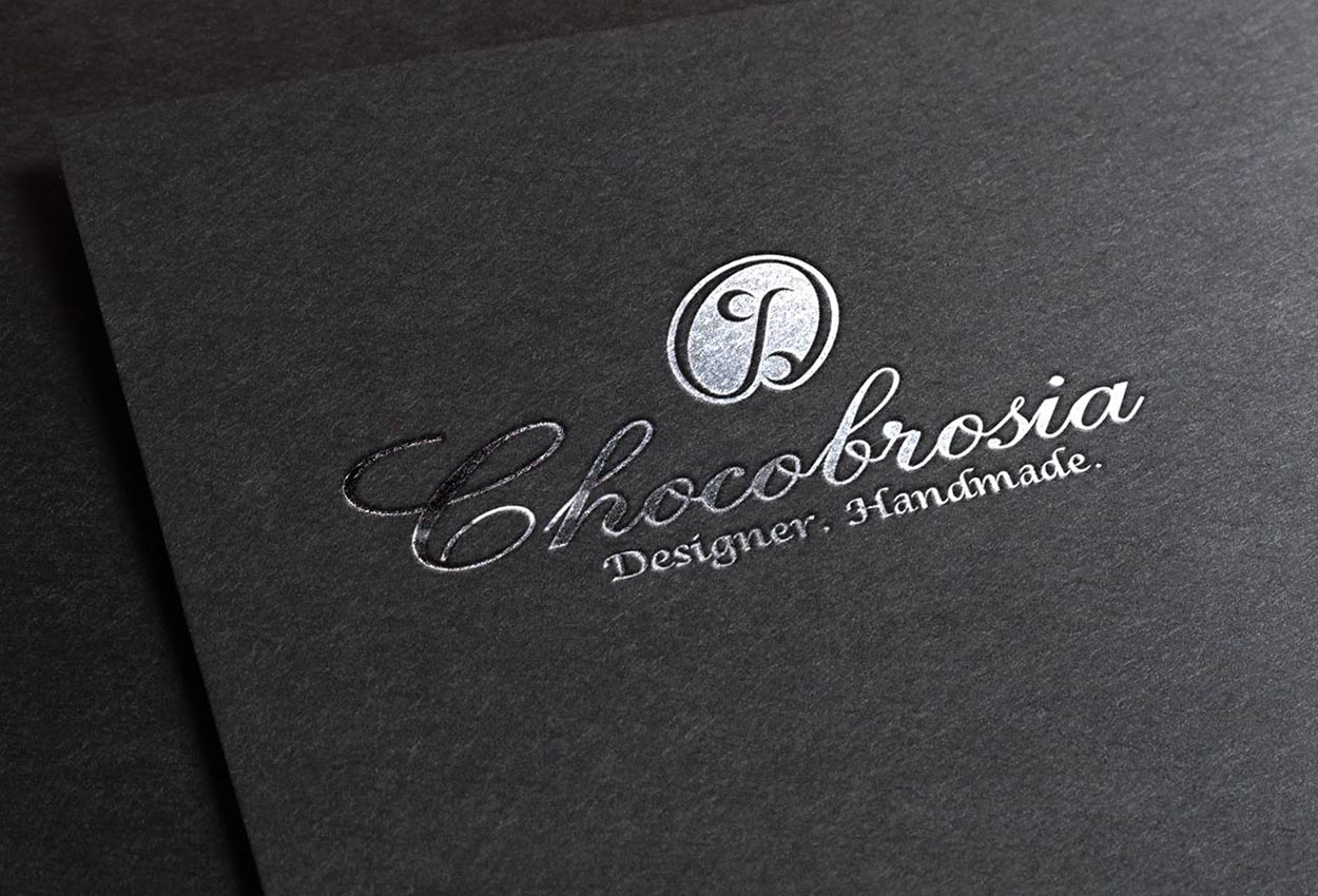 Chocolate logo design of Chocobrosia in Dubai