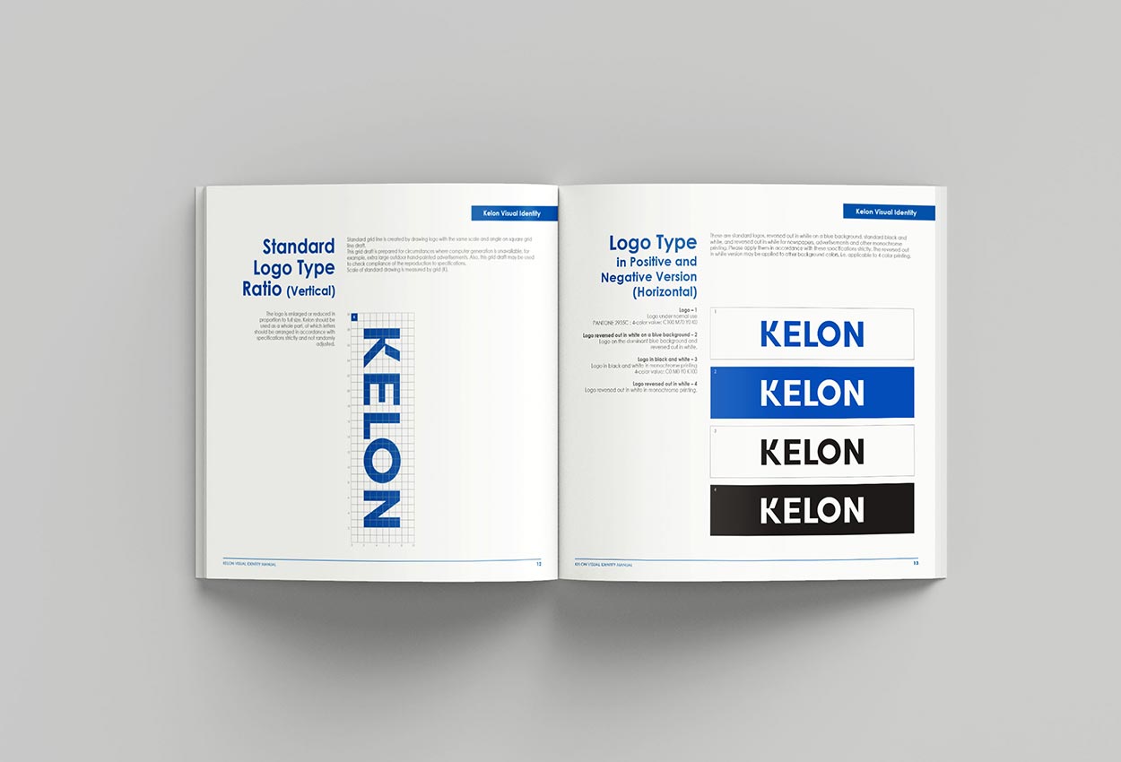 brand guideline design of Kelon Air Conditioner