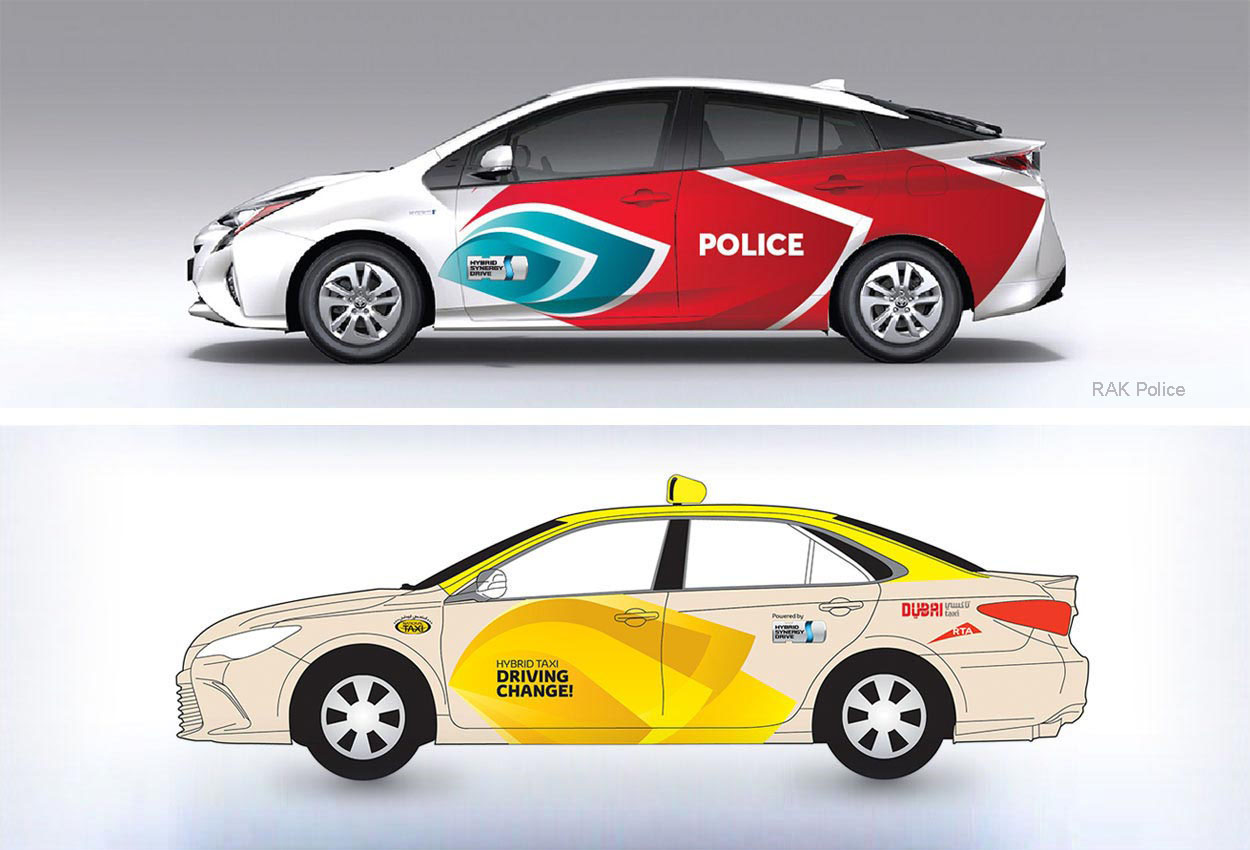 Car branding for Toyota